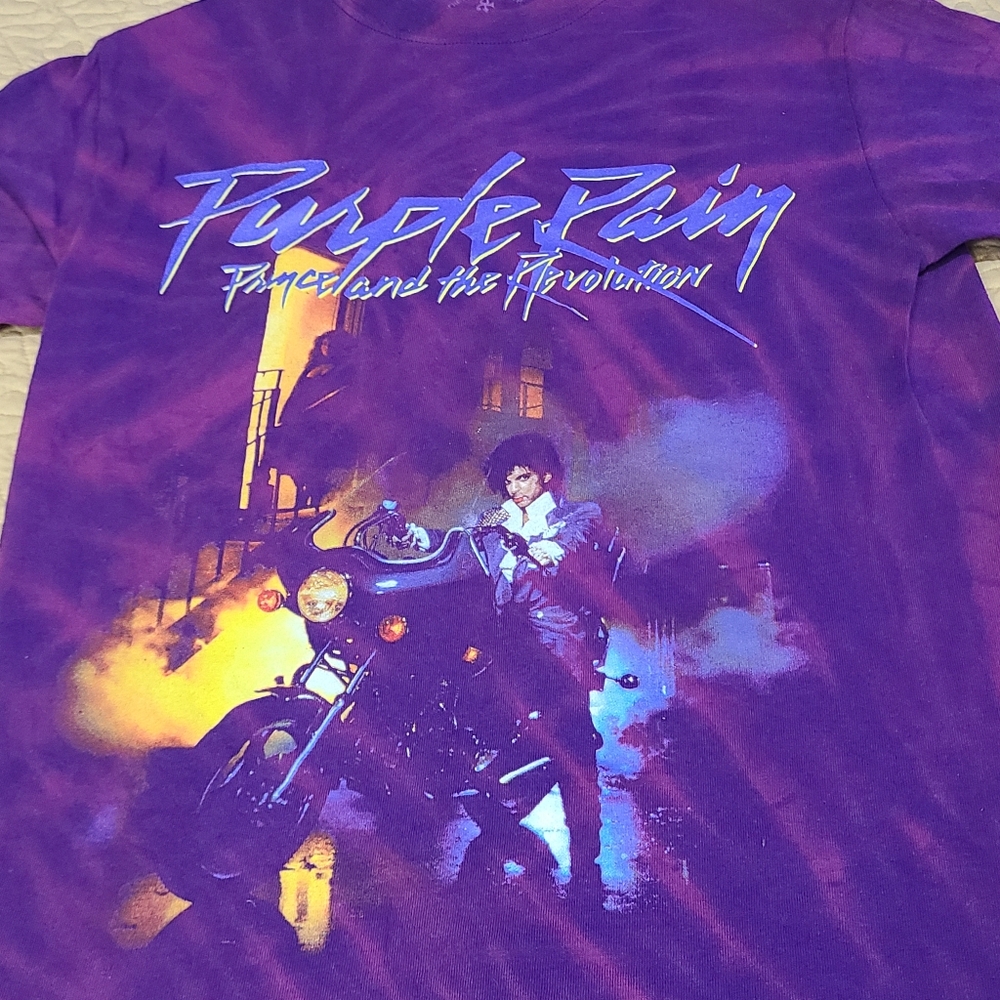 Purple Rain Official Prince Estate Tie Dye T shirt size S